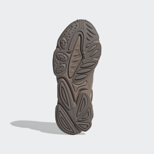 Chaussures Ozweego Adidas Marron Crayeux