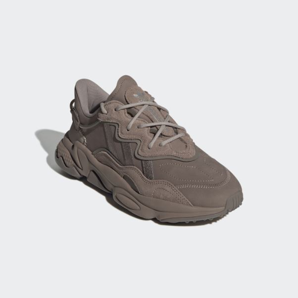 Chaussures Ozweego Adidas Marron Crayeux