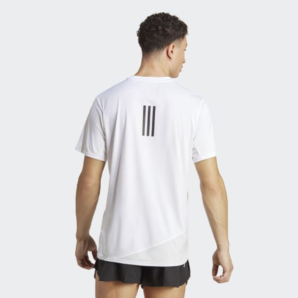 T-shirt De Course Adidas Made To Be Remade Blanc