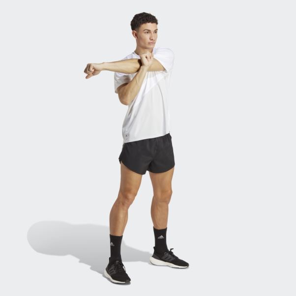 T-shirt De Course Adidas Made To Be Remade Blanc