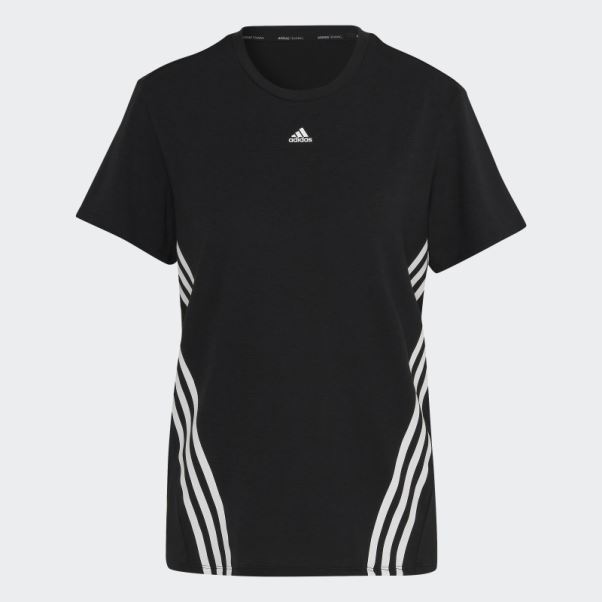 T-shirt Trainicons 3 Bandes Noir Adidas