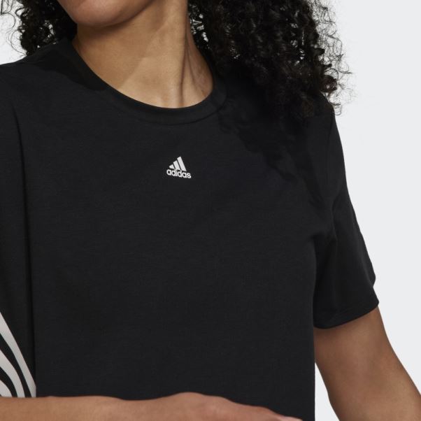 T-shirt Trainicons 3 Bandes Noir Adidas