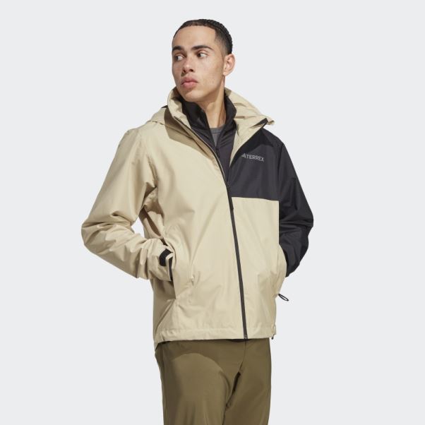 Veste De Pluie 2 Couches Adidas Terrex Multi Rain.rdy Savanna