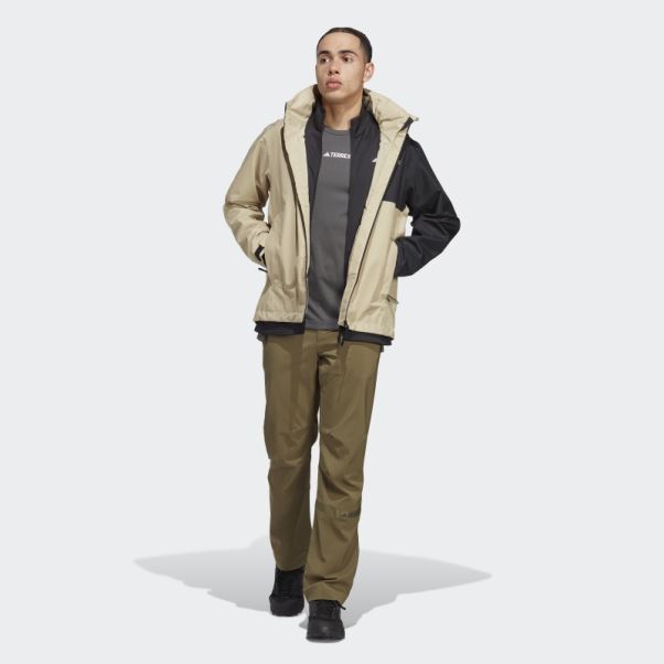 Veste De Pluie 2 Couches Adidas Terrex Multi Rain.rdy Savanna