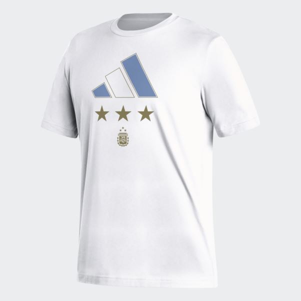 Tee Shirt Argentina 2022 Winners Blanc Adidas