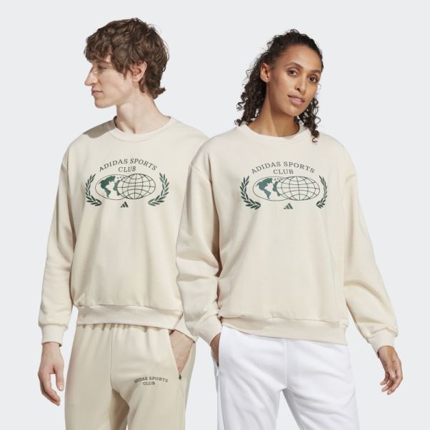 Sweat Adidas Sports Club En Lin Chaud