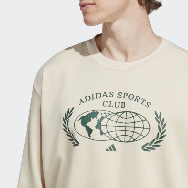 Sweat Adidas Sports Club En Lin Chaud
