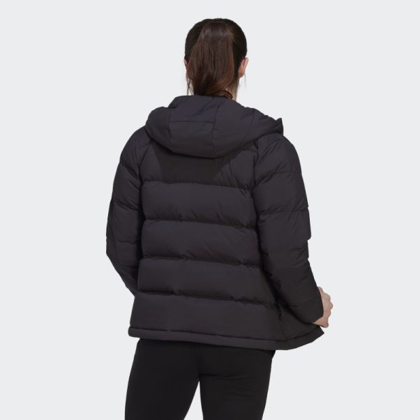 Doudoune à Capuche Adidas Helionic Noir Fashion