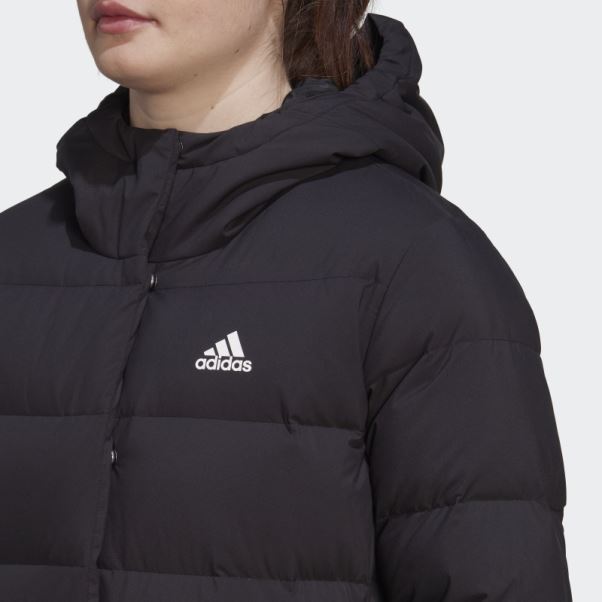 Doudoune à Capuche Helionic Adidas Noir