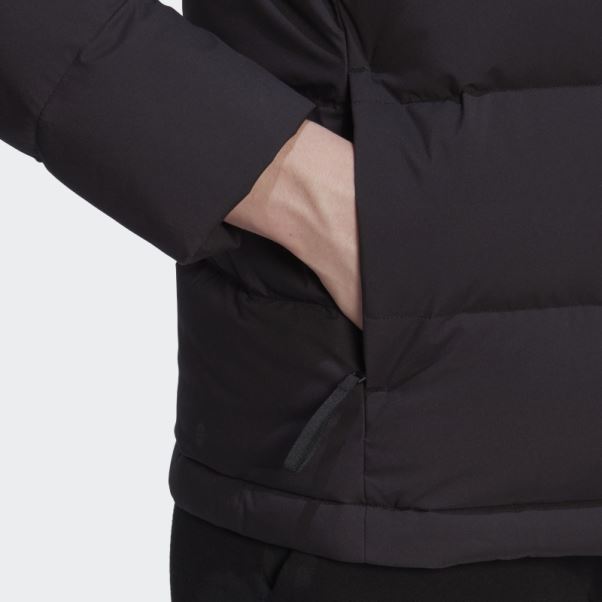 Doudoune à Capuche Helionic Adidas Noir