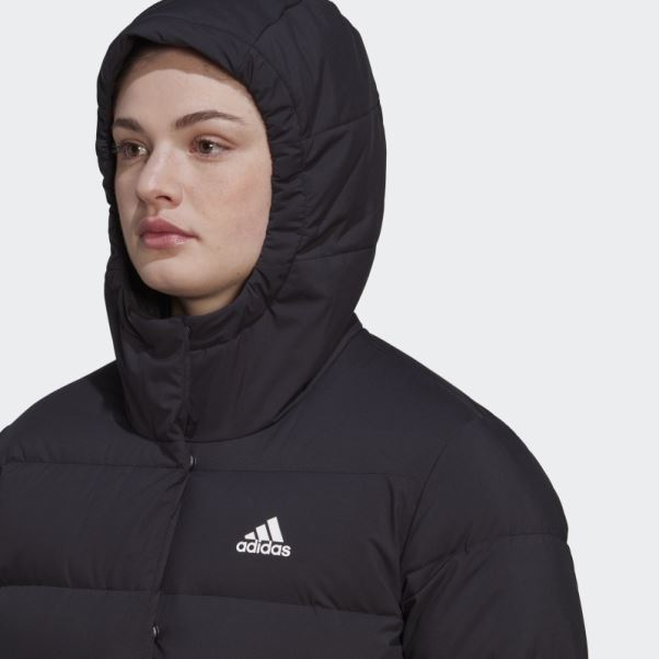 Doudoune à Capuche Helionic Adidas Noir