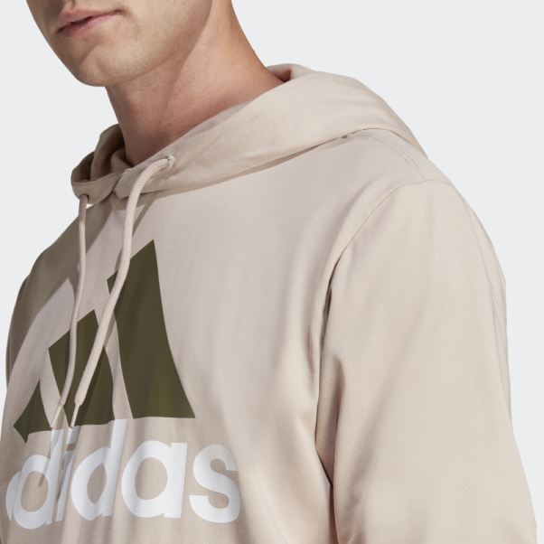 Adidas Sweat à Capuche Logo Essentials Taupe