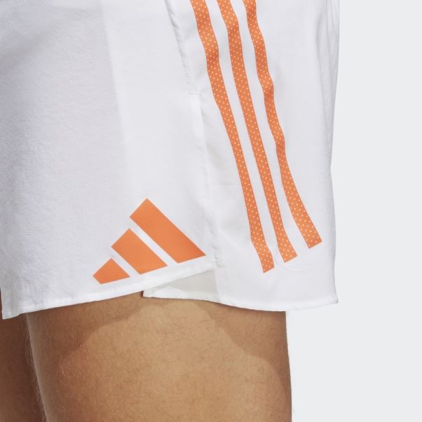 Short Fendu Adidas Adizero Blanc