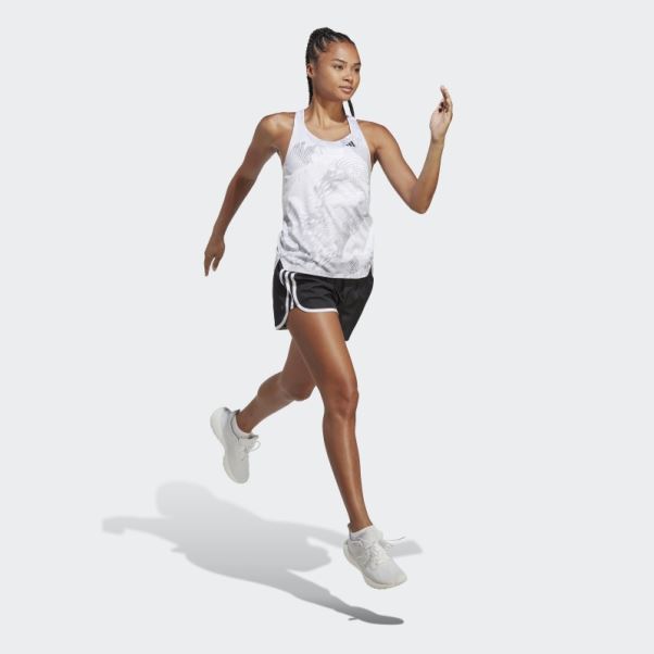 Débardeur Adidas Adizero Running Blanc