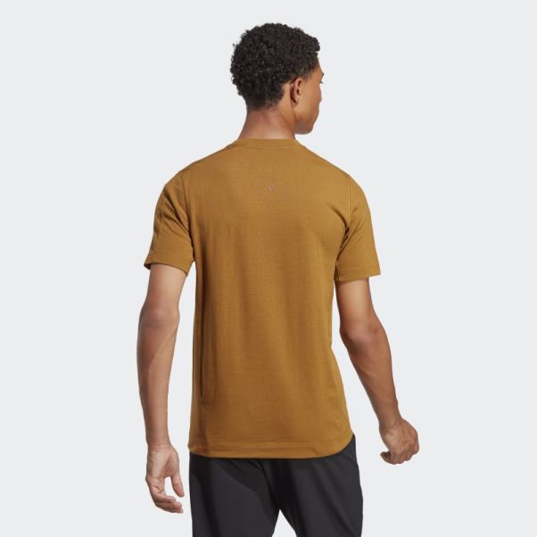 T-shirt D'entraînement De Yoga Adidas Bronze