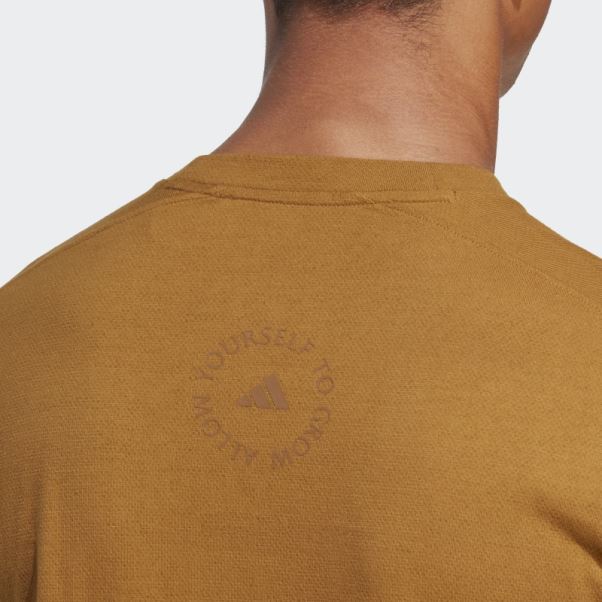 T-shirt D'entraînement De Yoga Adidas Bronze