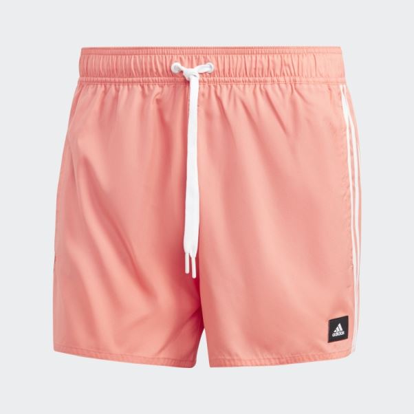 Short De Bain Adidas 3-stripes Clx Corail