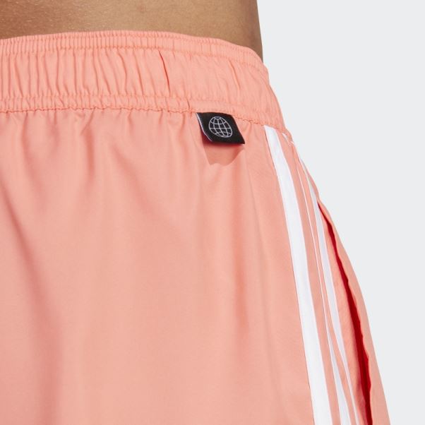 Short De Bain Adidas 3-stripes Clx Corail