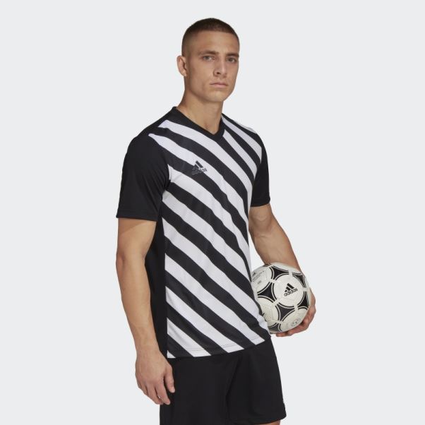 Adidas Entrada 22 Maillot Graphique Noir élégant