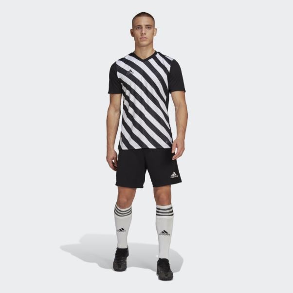 Adidas Entrada 22 Maillot Graphique Noir élégant