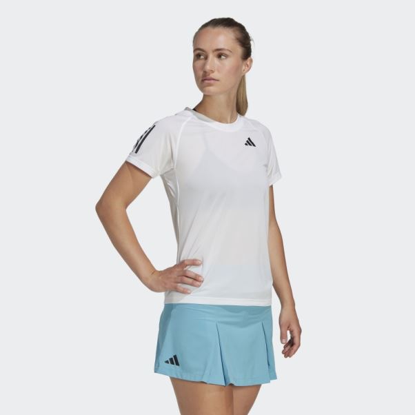 Adidas Club Tennis T-shirt Blanc Mode