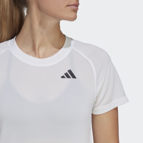 Adidas Club Tennis T-shirt Blanc Mode