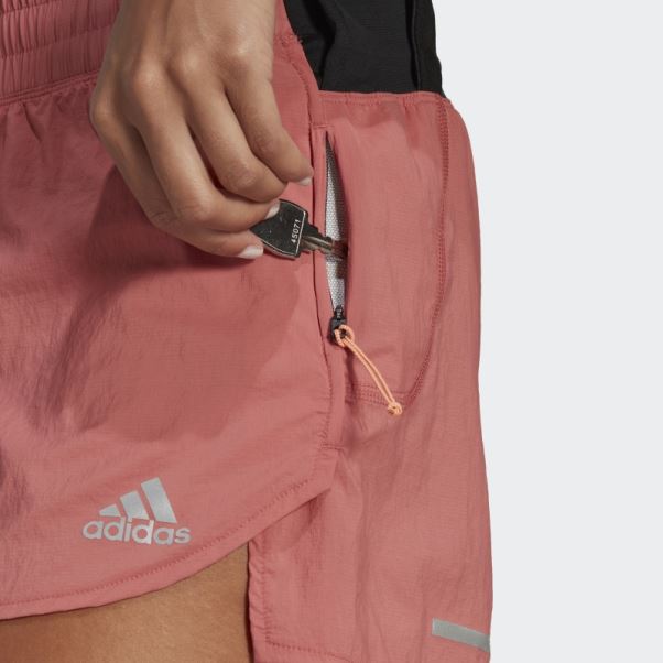 Short De Running Adidas X-city Running Rouge