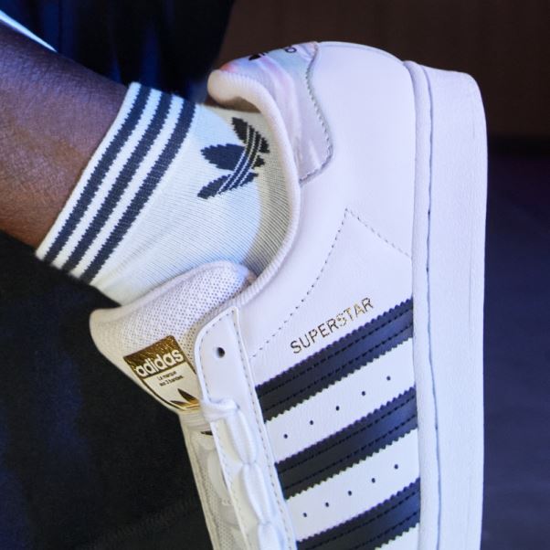 Socquettes Trèfle - 3 Paires Blanc Adidas