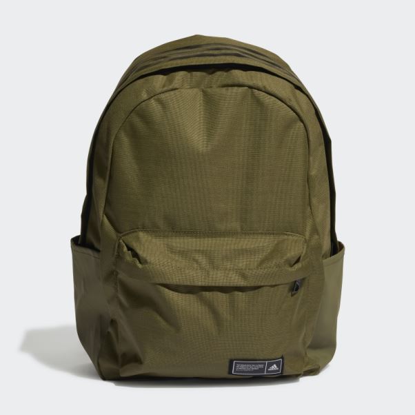 Sac à Dos Classique à 3 Bandes Adidas Olive