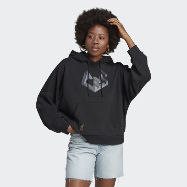 Sweat à Capuche Graphique Adn Adidas Arsenal Noir