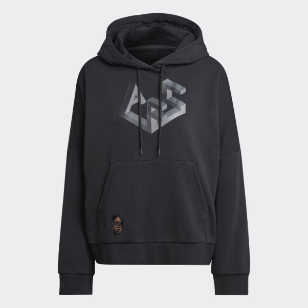 Sweat à Capuche Graphique Adn Adidas Arsenal Noir