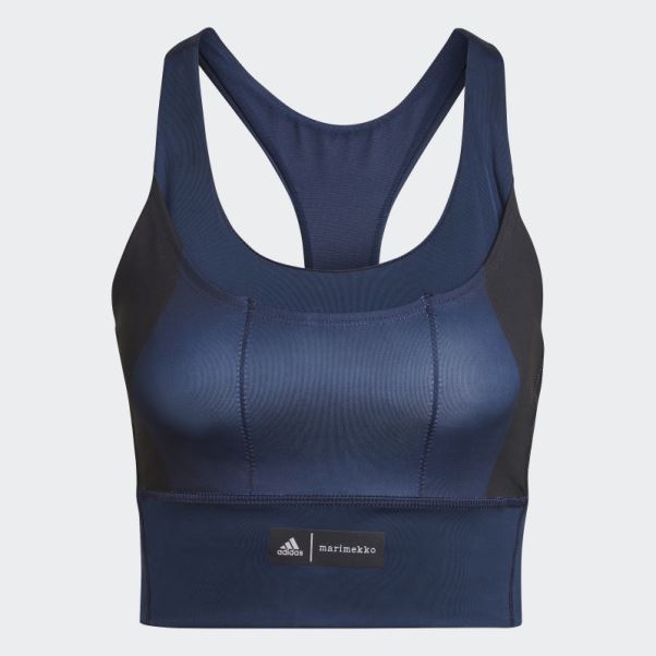 Soutien-gorge De Poche à Maintien Moyen Adidas Marimekko Bleu Marine