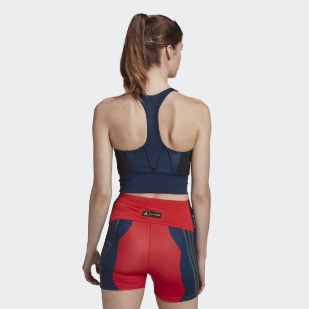 Soutien-gorge De Poche à Maintien Moyen Marimekko Bleu Marine Adidas