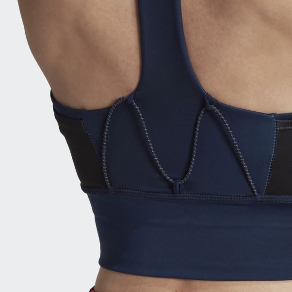 Soutien-gorge De Poche à Maintien Moyen Marimekko Bleu Marine Adidas