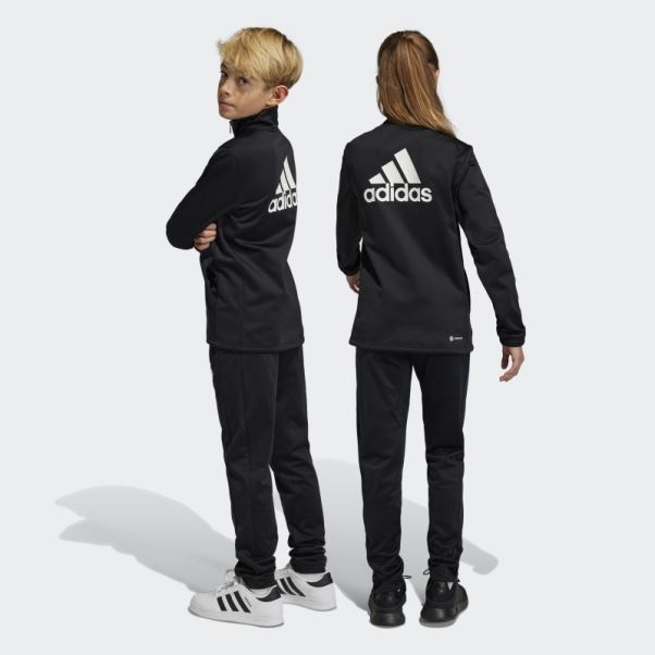 Survetement Adidas Essentials Noir Gros Logo