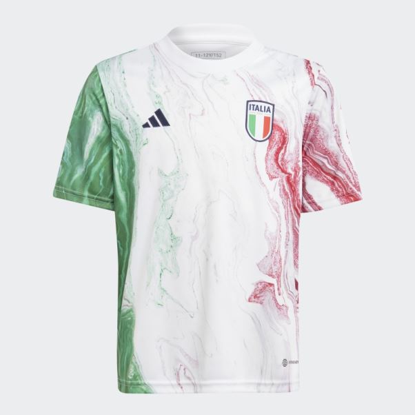 élégant Maillot D'avant-match Adidas Italie Rouge