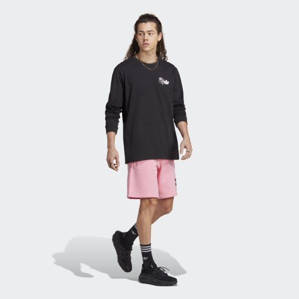 Adidas Hack The Elite Graphique T-shirt Manches Longues Noir