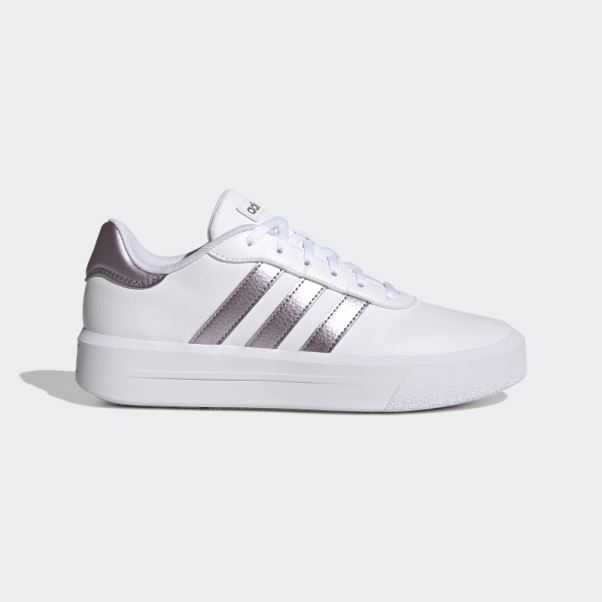 Adidas Court Platform Chaussures Violet Mat Met