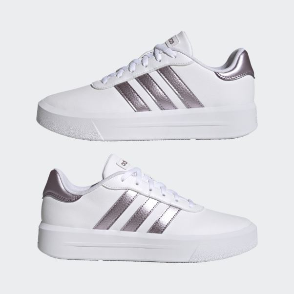 Adidas Court Platform Chaussures Violet Mat Met