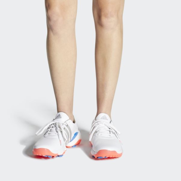 Adidas Tour360 22 Chaussures De Golf Pour Femmes Blanches
