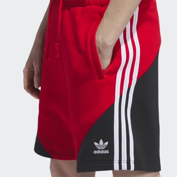 Short Polaire Sst Adidas écarlate