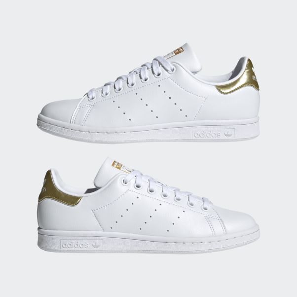 Adidas Stan Smith Chaussures Or Métallique