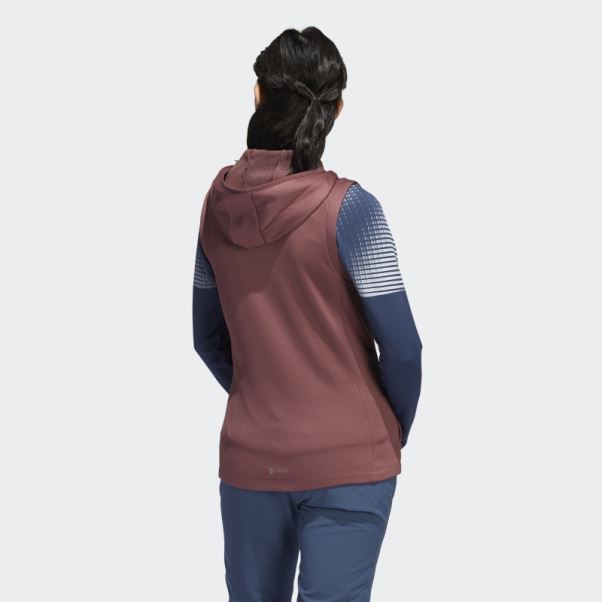 Gilet Zippé Cold.rdy Adidas Bordeaux