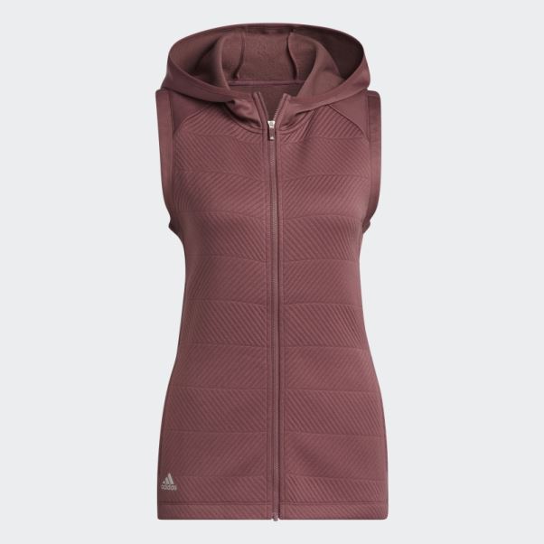 Gilet Zippé Cold.rdy Adidas Bordeaux
