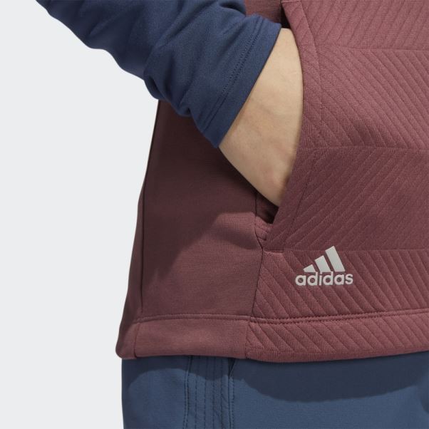 Gilet Zippé Cold.rdy Adidas Bordeaux