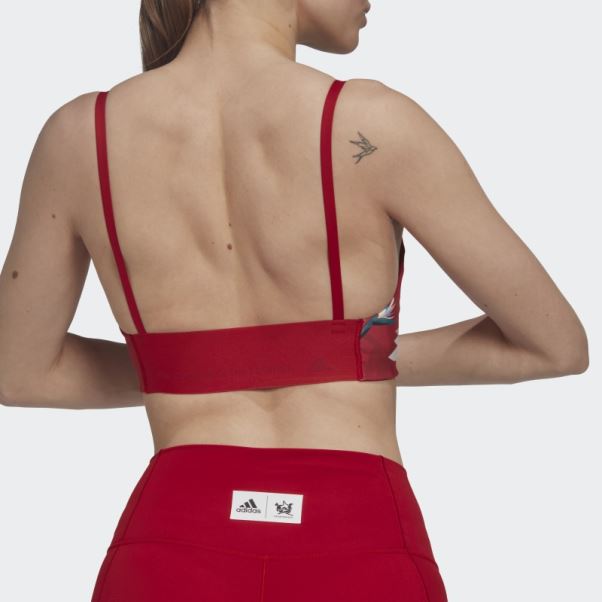 Soutien-gorge à Maintien Léger Adidas Thebe Magugu Studio Rouge