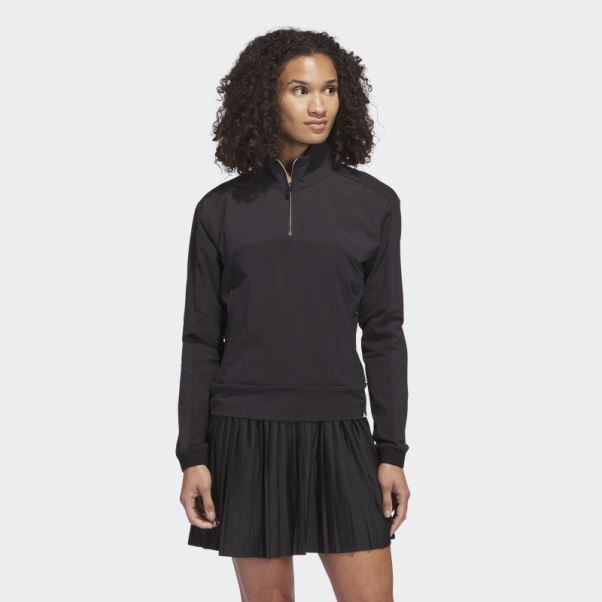 Pull De Golf Noir Adidas Ultimate365 Tour 1/4-zip