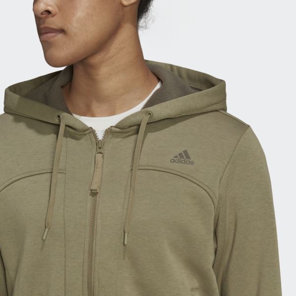 Orbite Vert Hyperglam Sweat à Capuche Zippé Adidas