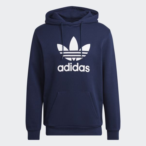 Sweat à Capuche Adicolor Classics Trèfle Night Indigo Adidas
