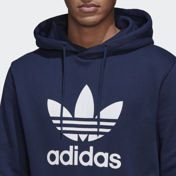 Sweat à Capuche Adicolor Classics Trèfle Night Indigo Adidas